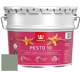 Краска Tikkurila Euro Pesto 10 эмаль цвет K445 