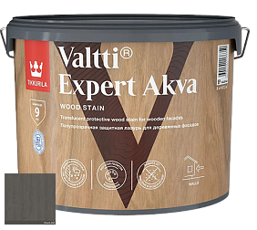 Краска Tikkurila Valtti Expert Akva лазурь колеруемая для деревянных фасадов цвет 5088 Turve