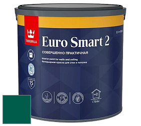 Краска Tikkurila Euro Smart 2 краска для стен и потолков цвет RAL 6036 