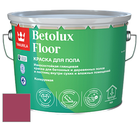 Краска Tikkurila Betolux Floor краска для пола цвет M336 Гибискус