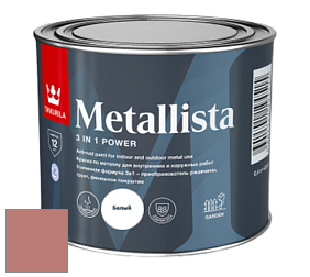 Краска Tikkurila Metallista краска по металлу цвет V418 Рустика