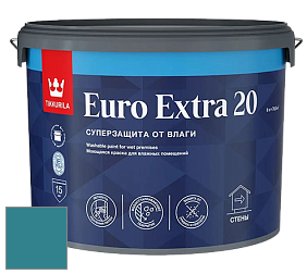 Краска Tikkurila Euro Extra 20 краска для стен и потолков цвет NCS S 4040-B20G 