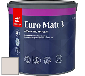 Краска Tikkurila Euro Matt 3 краска для стен и потолков цвет Y482 