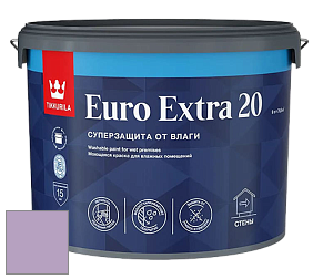 Краска Tikkurila Euro Extra 20 краска для стен и потолков цвет NCS S 2030-R50B 