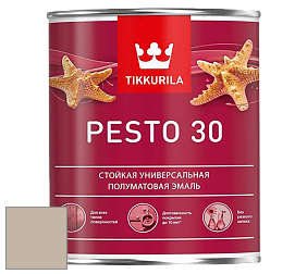 Краска Tikkurila Euro Pesto 30 эмаль цвет V484 Плавающий лес