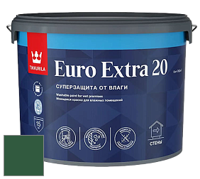 Краска Tikkurila Euro Extra 20 краска для стен и потолков цвет NCS S 5540-G10Y 
