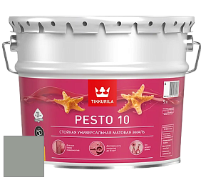 Краска Tikkurila Euro Pesto 10 эмаль цвет NCS S 4005-G20Y 