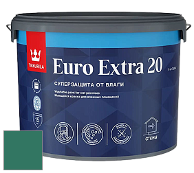 Краска Tikkurila Euro Extra 20 краска для стен и потолков цвет RAL 6000 