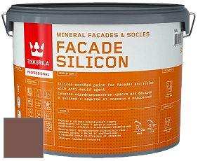 Краска Tikkurila Facade Silicon краска фасадная цвет Q371 