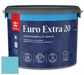 Краска Tikkurila Euro Extra 20 краска для стен и потолков цвет NCS S 1040-B10G 