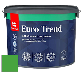 Краска Tikkurila Euro Trend краска для стен и потолков цвет RAL 6018 
