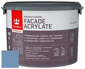 Краска Tikkurila Facade Acrylate краска внутренних и наружных работ цвет V434 