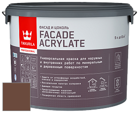 Краска Tikkurila Facade Acrylate краска внутренних и наружных работ цвет NCS S 7020-Y50R 