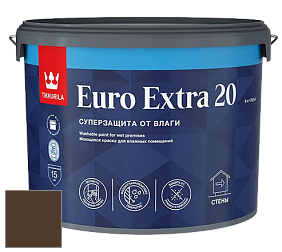 Краска Tikkurila Euro Extra 20 краска для стен и потолков цвет RAL 8028 