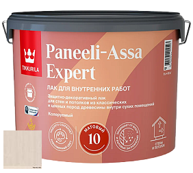 Краска Tikkurila Paneeli Assa Expert 10 интерьерный матовый лак цвет 3466 Ваниль