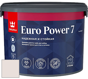 Краска Tikkurila Euro Power 7 краска для стен и потолков цвет Y477 