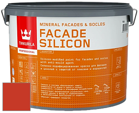 Краска Tikkurila Facade Silicon краска фасадная цвет RAL 2002 