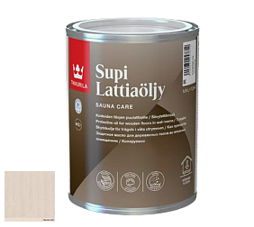 Краска Tikkurila Supi Lattiaöljy защитный состав для сауны цвет 3466 Ваниль