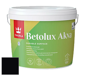 Краска Tikkurila Betolux Akva краска для пола цвет RAL 9005 