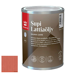 Краска Tikkurila Supi Lattiaöljy защитный состав для сауны цвет 3459 Рябина