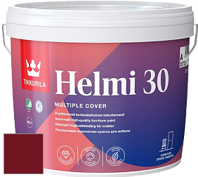Краска Tikkurila Helmi 30 краска для мебели цвет RAL 3032 