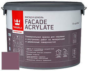 Краска Tikkurila Facade Acrylate краска фасадная цвет L425 