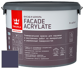 Краска Tikkurila Facade Acrylate краска внутренних и наружных работ цвет M345 