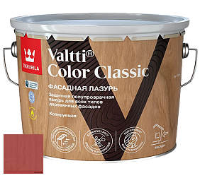 Краска Tikkurila Valtti Color Classic лазурь колеруемая для деревянного фасада цвет 5059 Ягода