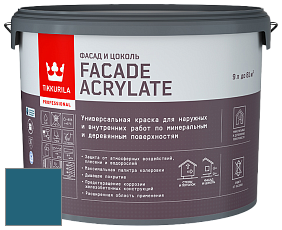 Краска Tikkurila Facade Acrylate краска внутренних и наружных работ цвет N363 