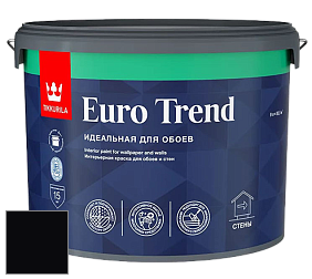 Краска Tikkurila Euro Trend краска для стен и потолков цвет RAL 9005 