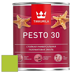Краска Tikkurila Euro Pesto 30 эмаль цвет NCS S 0575-G40Y 