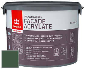 Краска Tikkurila Facade Acrylate краска внутренних и наружных работ цвет M376 