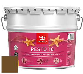 Краска Tikkurila Euro Pesto 10 эмаль цвет RAL 8008 