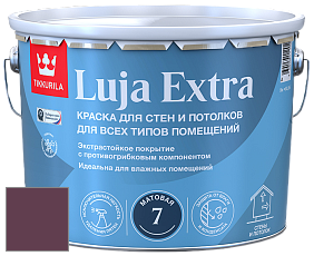 Краска Tikkurila Luja Extra 7 матовая краска для влажных помещений цвет NCS S 6030-R30B 