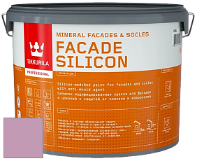 Краска Tikkurila Facade Silicon краска фасадная цвет U166 