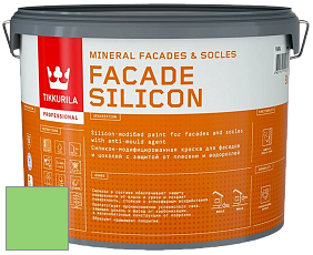 Краска Tikkurila Facade Silicon краска фасадная цвет NCS S 0560-G20Y 