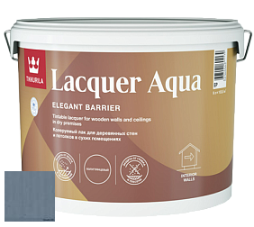 Краска Tikkurila Lacquer Aqua (полуглянцевый) лак интерьерный цвет 3456 Василек
