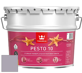 Краска Tikkurila Euro Pesto 10 эмаль цвет NCS S 3010-R50B 