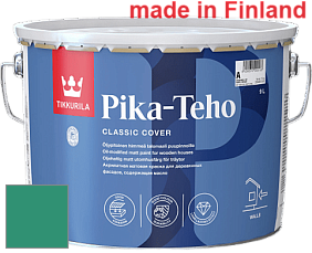 Краска Tikkurila Pika-Teho краска для деревянных фасадов цвет L373 Изумруд
