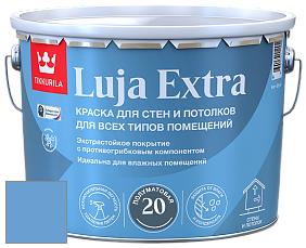 Краска Tikkurila Luja 20 Extra полуматовая краска для влажных помещений цвет NCS S 1550-R80B 