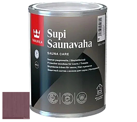 Краска Tikkurila Supi Saunavaha защитный состав для сауны цвет 3461 Слива