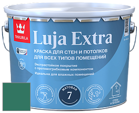 Краска Tikkurila Luja Extra 7 матовая краска для влажных помещений цвет RAL 6000 