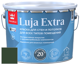 Краска Tikkurila Luja 20 Extra полуматовая краска для влажных помещений цвет RAL 6020 
