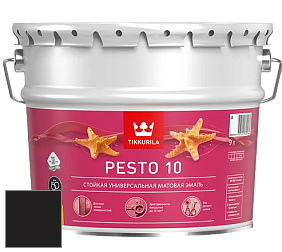 Краска Tikkurila Euro Pesto 10 эмаль цвет RAL 8022 