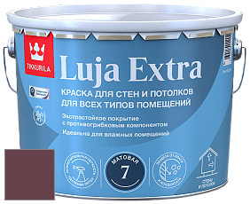 Краска Tikkurila Luja Extra 7 матовая краска для влажных помещений цвет M339 Танго
