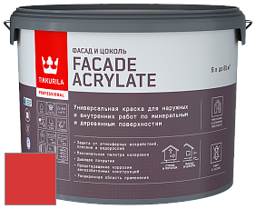 Краска Tikkurila Facade Acrylate краска внутренних и наружных работ цвет D142 