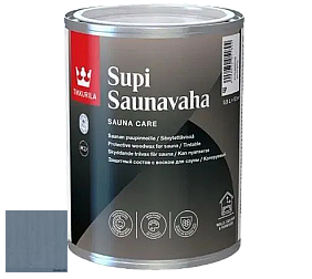 Краска Tikkurila Supi Saunavaha защитный состав для сауны цвет 3456 Василек