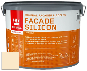 Краска Tikkurila Facade Silicon краска фасадная цвет Q112 Hirssi