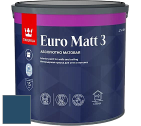 Краска Tikkurila Euro Matt 3 краска для стен и потолков цвет N359 