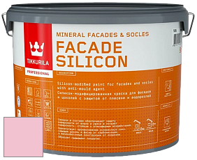 Краска Tikkurila Facade Silicon краска фасадная цвет NCS S 0530-R20B 